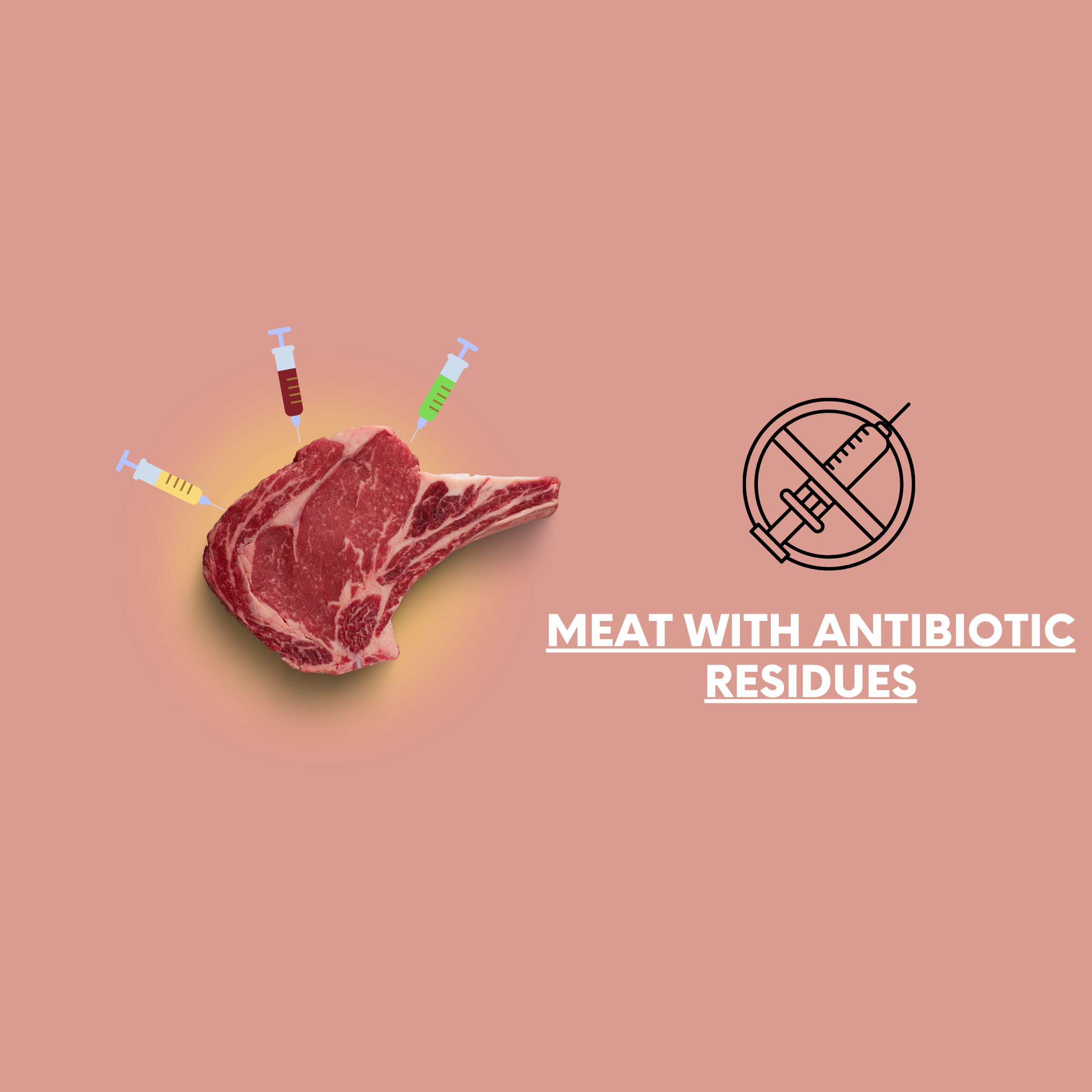 Understanding the Impact of Meat with Antibiotic Residues • Less